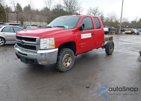 2009 Chevrolet Silverado 2500Hd Lt z USA, uszkodzony, nr VIN 1GCHK59K49E121533